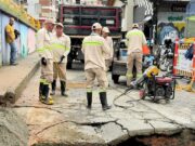 La Empresa de Servicios Públicos de Guarne entrega reporte del daño generado al ingreso del municipio.