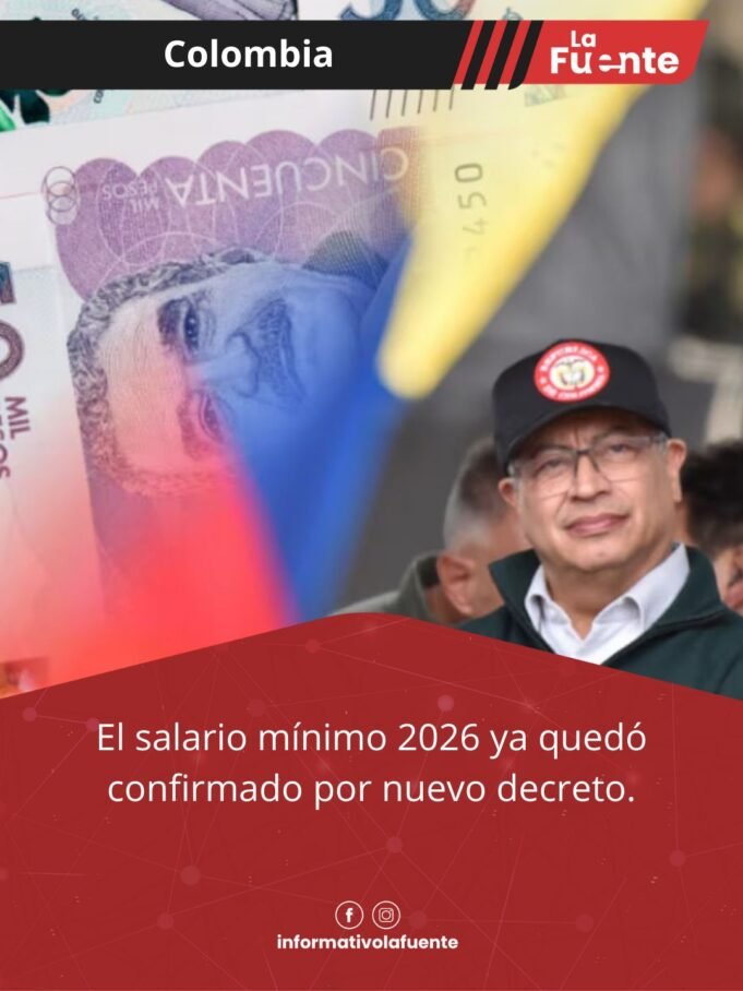 El salario mínimo 2026 ya quedó confirmado por nuevo decreto.