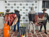 Policía Nacional en Antioquia capturó a dos personas e incautó más de 1.800 kilos de carne en zona rural de Donmatías.