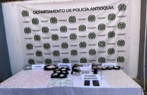 Operativo en Guarne deja capturas, armas incautadas y recuperación de motocicletas hurtadas.