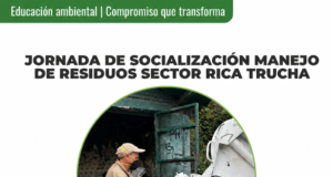 La E.S.P realizó Jornada de Socialización en Manejo de Residuos en el sector Rica Trucha.