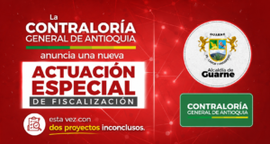 La Contraloría General de Antioquia anuncia Actuación Especial de Fiscalización, en esta ocasión estarán visitando y auditando al municipio de Guarne con dos temas específicos.