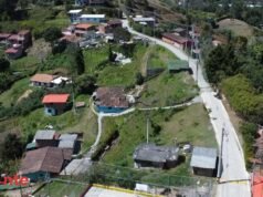 En Guarne se inuaguran 126 metros de placahuella en zona rural.